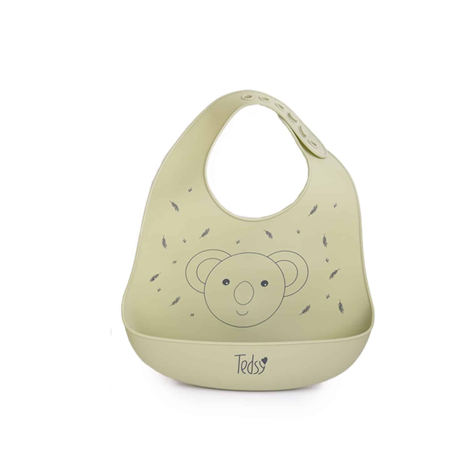 Σαλιάρα Σιλικόνης Amek Toys Koala Green