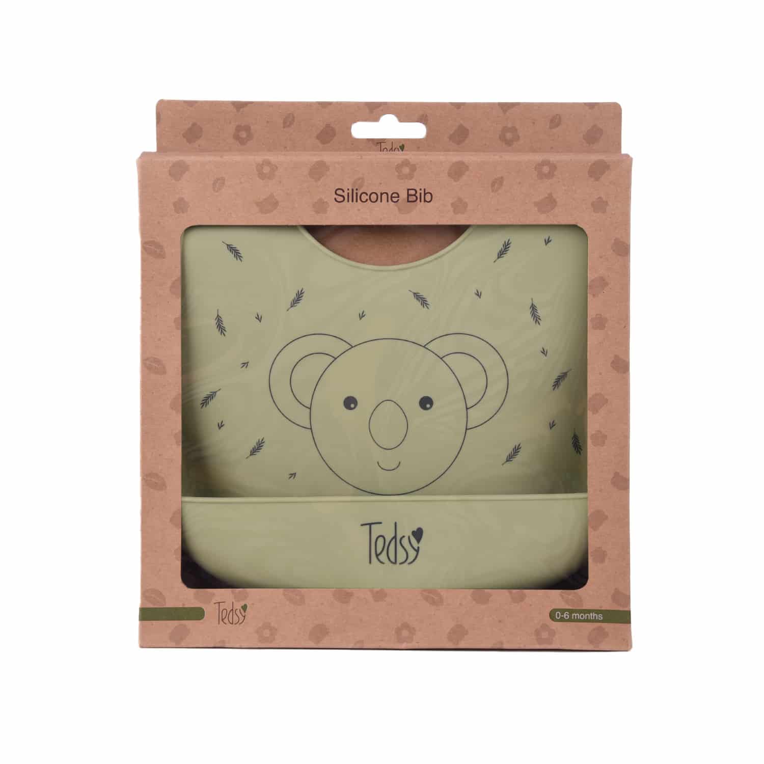Σαλιάρα Σιλικόνης Amek Toys Koala Green