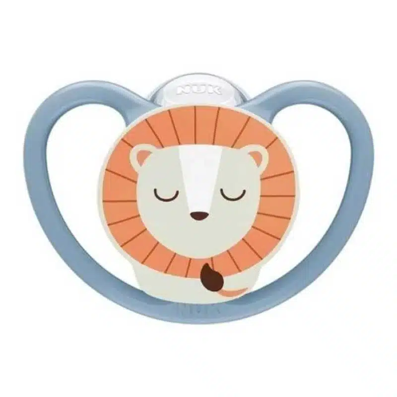 Πιπίλα Σιλικόνης 18-36 Μηνών Nuk Perfect Match Air Night Lion