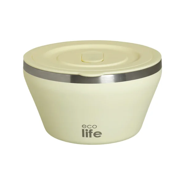 Θερμός Φαγητού Bowl 1180ml Ecolife White