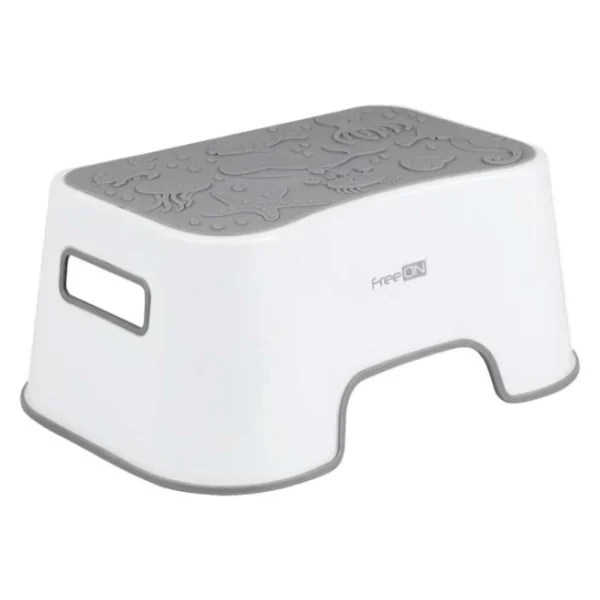 Σκαλοπάτι Μπάνιου FreeON White Grey