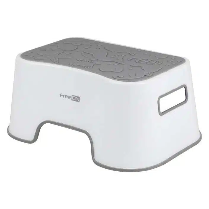 Σκαλοπάτι Μπάνιου FreeON White Grey