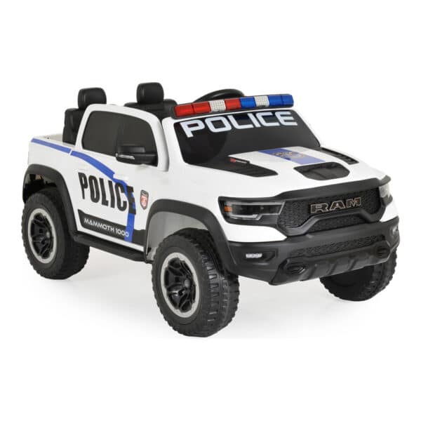 Ηλεκτροκίνητο Αυτοκίνητο 12V Moni Ram Mammoth 1000 Police White