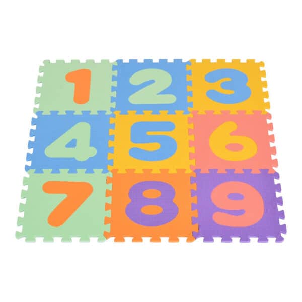 Μαλακό Χαλάκι Παζλ 9τμχ MONI Toys Numbers 3092-M