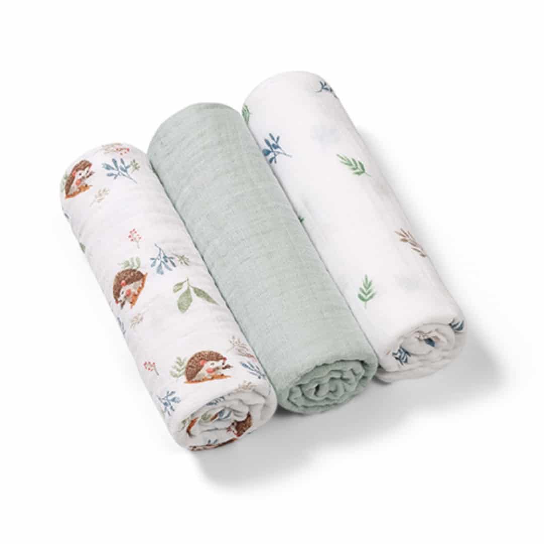 Βαμβακερές Μουσελίνες 70x70cm 3τμχ BabyOno