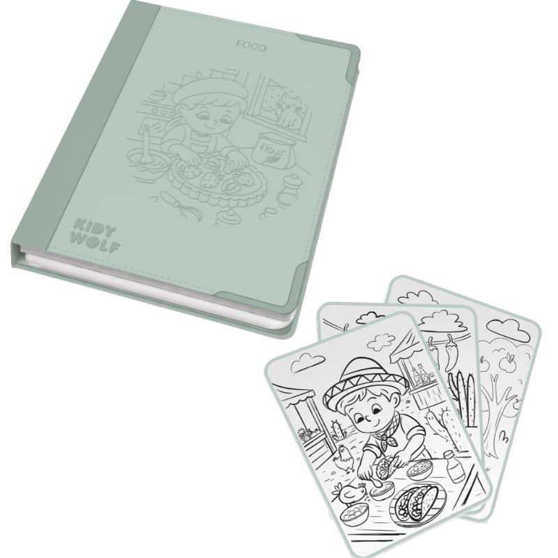 KIDYWOLF Tablet Illustration & Ζωγραφικής για Ηλικίες 6+ (30 Σχέδια) Food