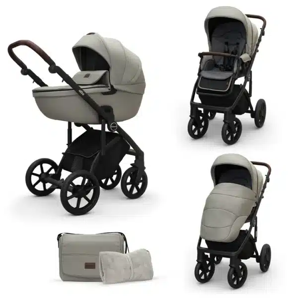 Πολυκαρότσι 2 σε 1 Dovadi Atta Luxe Grey