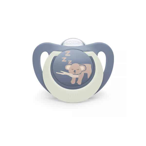 Πιπίλα Σιλικόνης 18-36 Μηνών Nuk First Choice Night Koala